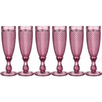 Набор бокалов ГРАНАТ Мuza Сolor 781-152 розовый