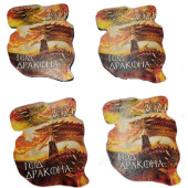 Сувенир магнит с пожеланием дерево