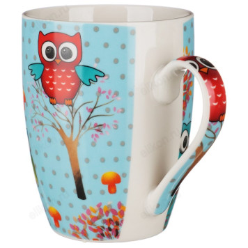 Кружка Совята 350 мл фарфор 806-234-2