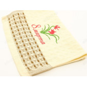 Салфетка рогожка 8 марта 50*25см