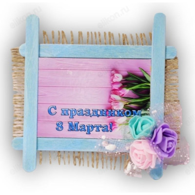 Сувенир магнит 8марта Рамка 7*8см-2