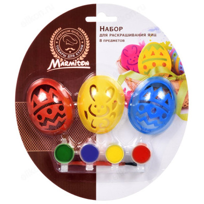 Набор для раскрашивания яиц 8пр