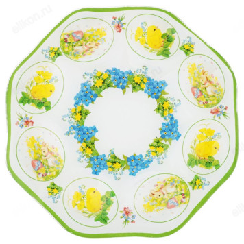 Блюдо-подставка для 8 яиц 25.5х25.5см 842-140