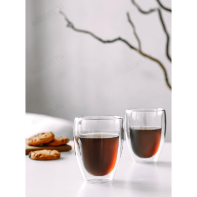 Кружка стекло двойная 2шт BY850-207 300мЛ-3