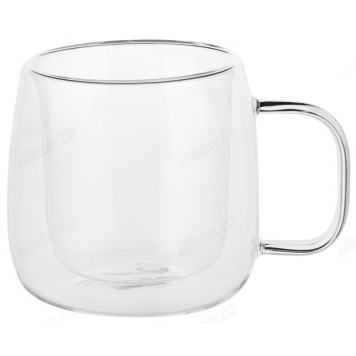 Кружка стекло двойная 2шт BY850-208 320мЛ-1