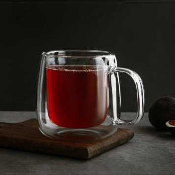 Кружка стекло двойная 2шт BY850-208 320мЛ-5