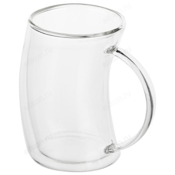 Кружка стекло двойная BY 200мл 850-211-1