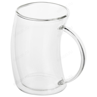 Кружка стекло двойная BY 200мл 850-211-1