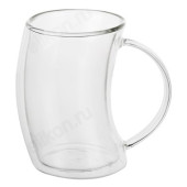 Кружка стекло двойная BY 200мл 850-211