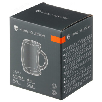 Кружка стекло двойная BY 200мл 850-211-2