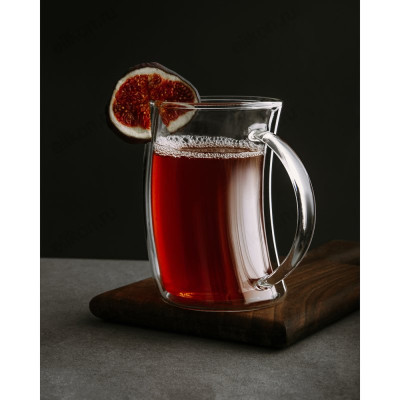 Кружка стекло двойная BY 200мл 850-211-3