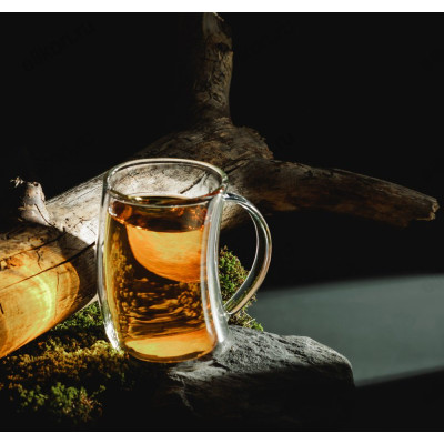 Кружка стекло двойная BY 200мл 850-211-4