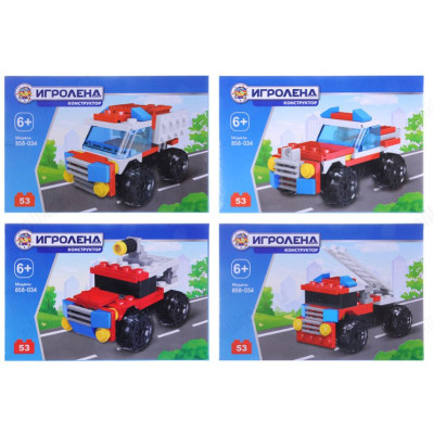 Игрушка Город конструктор пожарная помощь 858-034