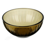 Салатник дымчатое стекло Элика 13см 877-552