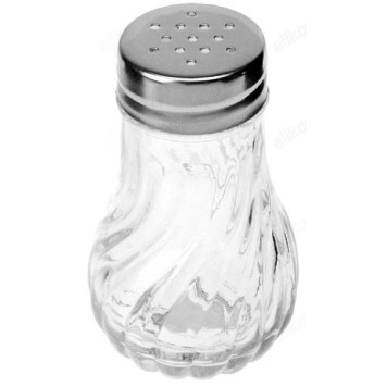 Солонка стекло метал крышка 88417-1