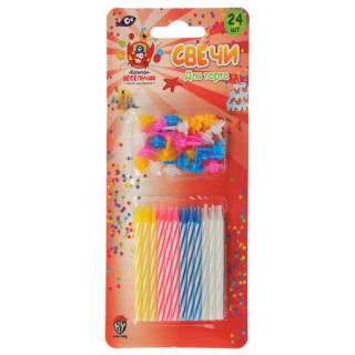 Набор свечей для торта Капитан Весельчак 889-451-4