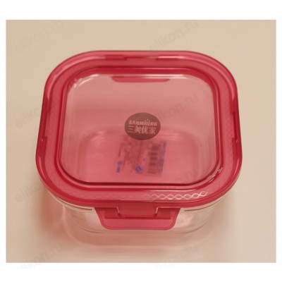 Контейнер с крышкой стекло 520 мл арт8963-5