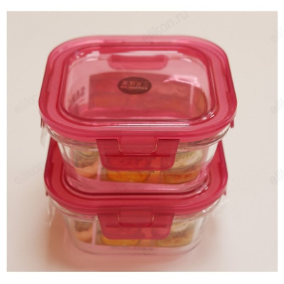 Контейнер с крышкой стекло 520 мл арт8963-7