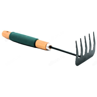 Грабли с деревянной ручкой 9393D-2