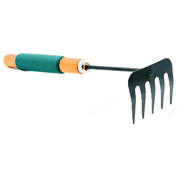 Грабли с деревянной ручкой 9393D