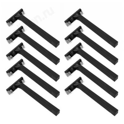 Станки для бритья одноразовые, пластик, 10 шт