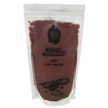 Скраб для тела соляной Кофе и апельсин 350г 977-152