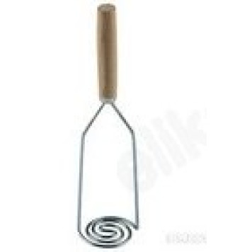 Толкушка Спираль 985971с деревянной ручкой-1