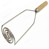 Толкушка Спираль 985971с деревянной ручкой