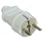 Вилка Универсал прямая с/з 16А (А1010)