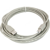 Кабель USB A(m) - USB B(m) 5м серый
