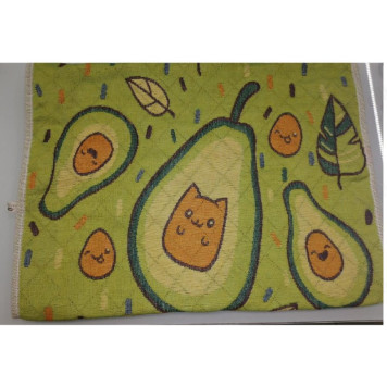 Полотенце льняное Авокадо