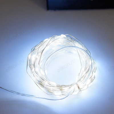 Гирлянда А-24 100 LED ламп хол.бел.10м-1