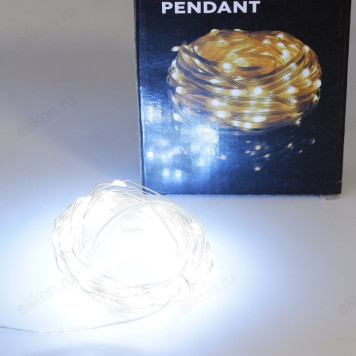 Гирлянда А-24 100 LED ламп хол.бел.10м