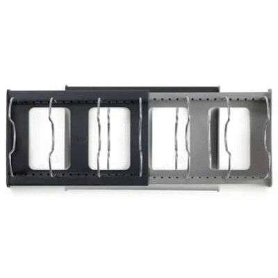 Подставка для крышек раздвижная А529 30-56*15см пластик-5