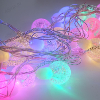 Гирлянда Нить А55 Шары 20шт 5м-2