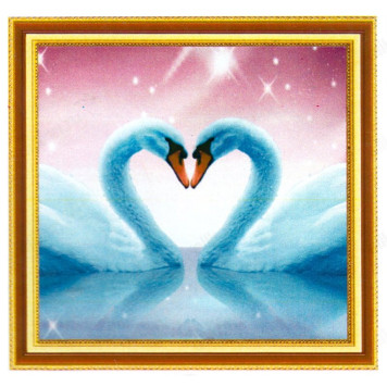 Мозаика алмазная BDBB25186 Лебеди (АКир250)