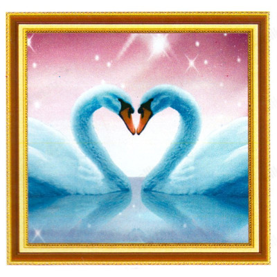 Мозаика алмазная BDBB25186 Лебеди (АКир250)