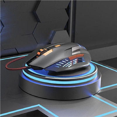 Мышь оптическая EZRA USB, 3200 dpi, оптическая, 5 кнопок AM07-1