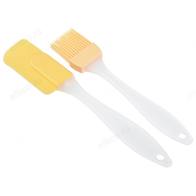 Набор кулинарный силикон кисточка/лопатка АН-002