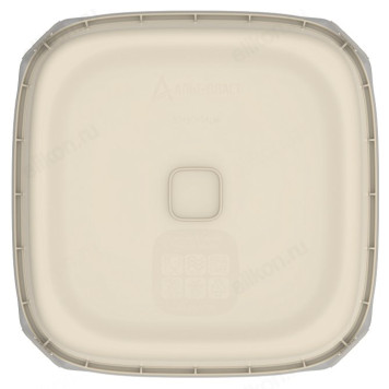 Тортница АП773 30х30х14см с ручкой, слоновая кость-6