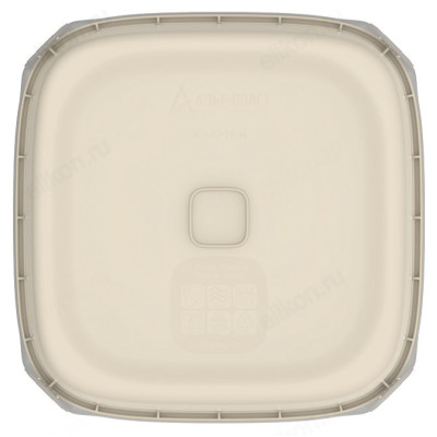 Тортница АП773 30х30х14см с ручкой, слоновая кость-6