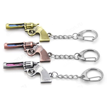 Сувенир брелок металл Пистолет