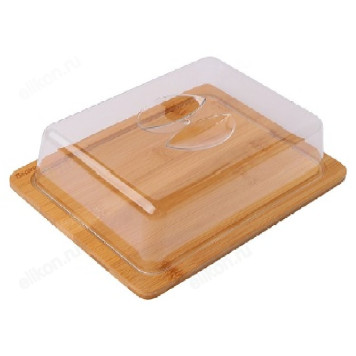 Сырница бамбук/пластик BRAVO 24,5*19*7,2