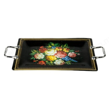 Блюдо стекло с ручками 35*22см S320035H BB-451L