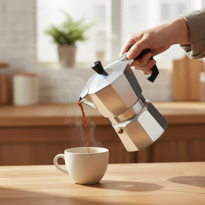 Кофеварка гейзерная BHP-A003 300мл-1