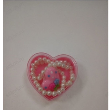 Игрушка бусы сердце-1