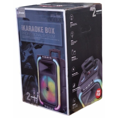 Акустика KARAOKE BOX 2 микрофона BTS-1890-9