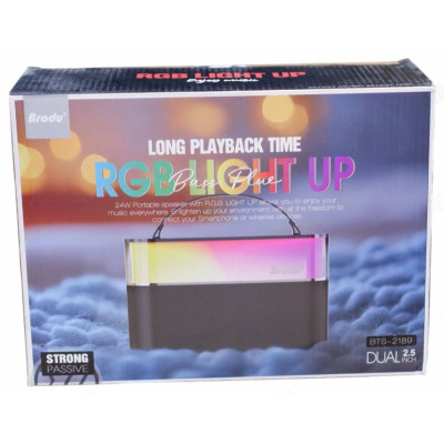 Акустика Bluetooth RGB-LIGHT BTS-2189-6