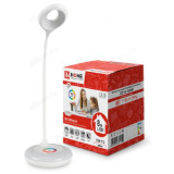 Светильник настольный светодиодный ССО 11Б 8Вт 6500К 640лм RGB-подсветка, сенсор-диммер, USB-кабель