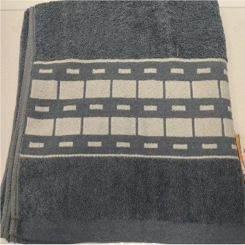 Полотенце баня серое